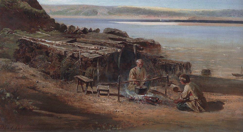 Fishermen on the Volga (1872).