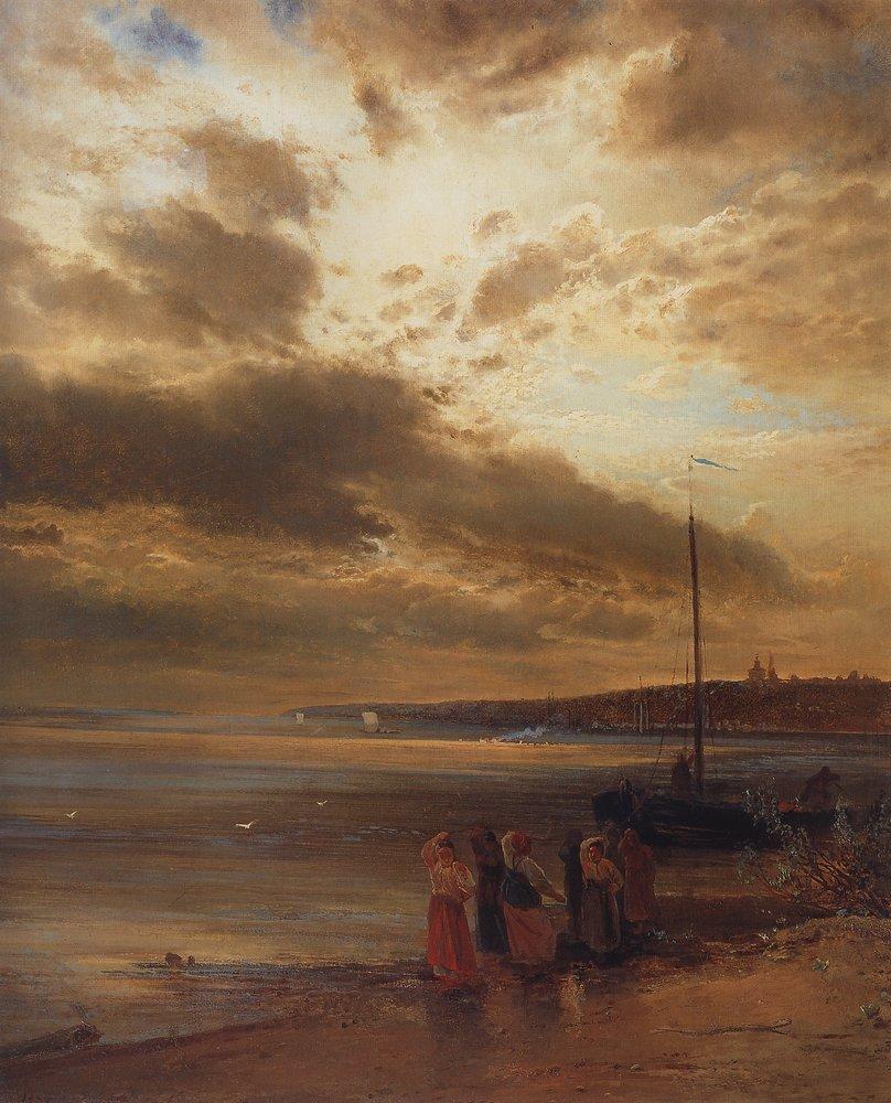 On the Volga (1875).