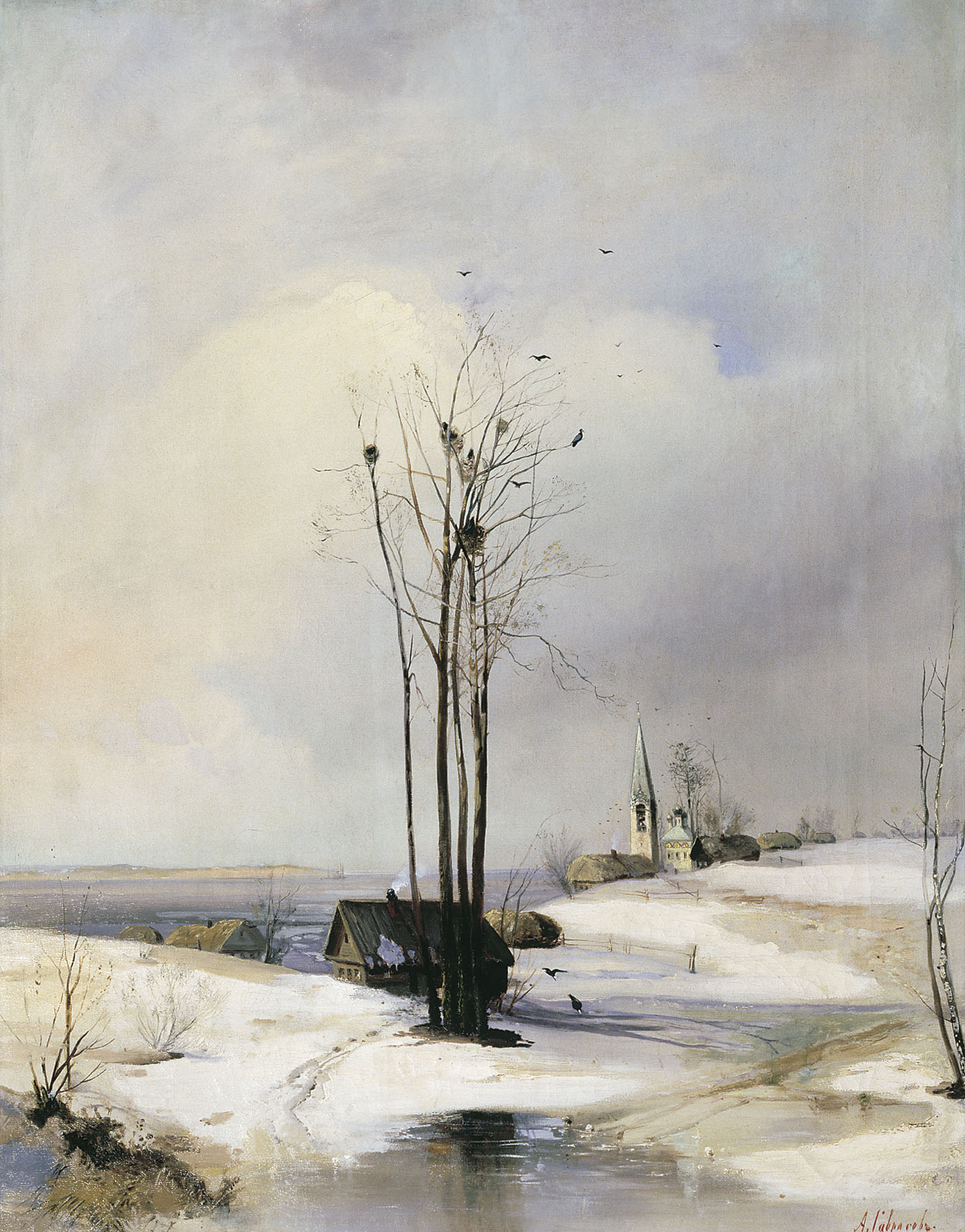 Early Spring. Thaw (1885).