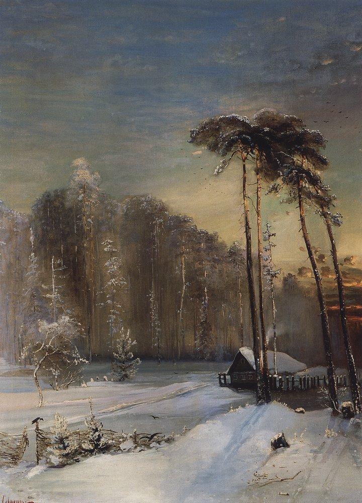 Forest in the frost (1890).