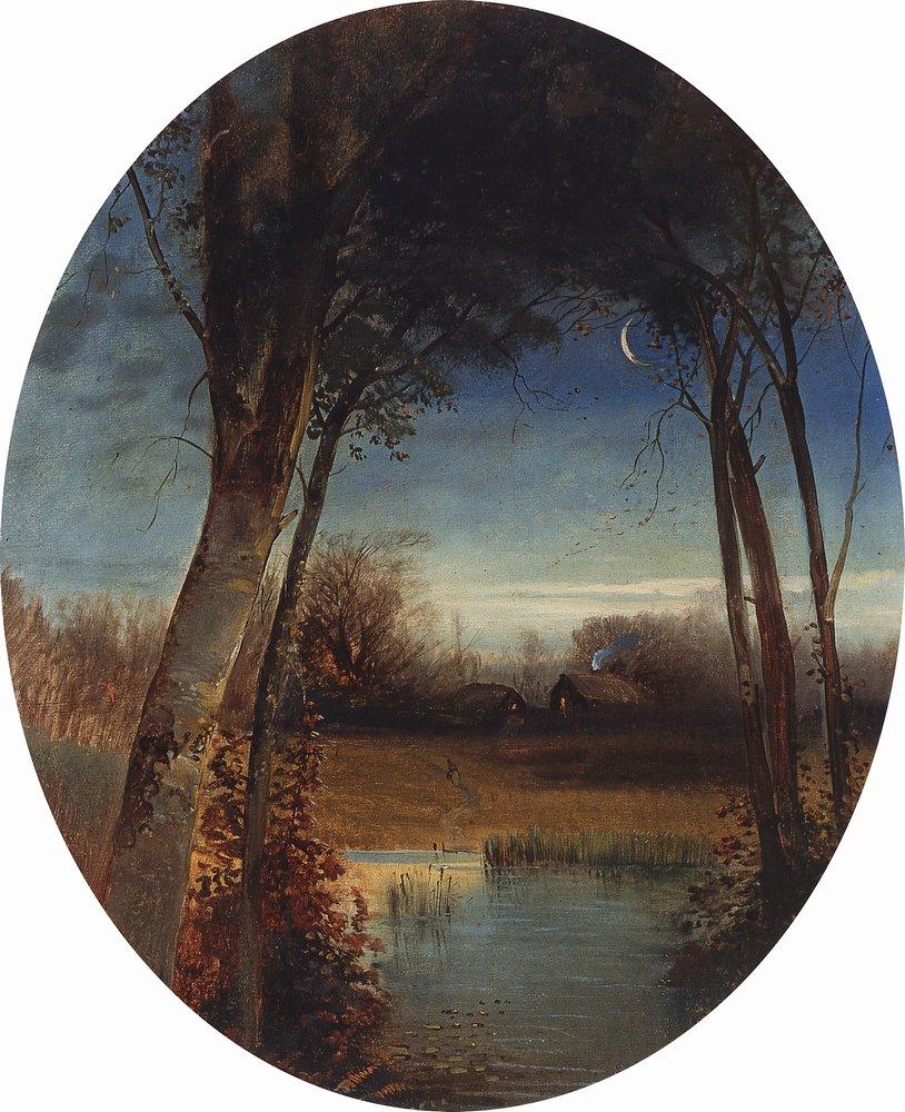 River landscape (1890).
