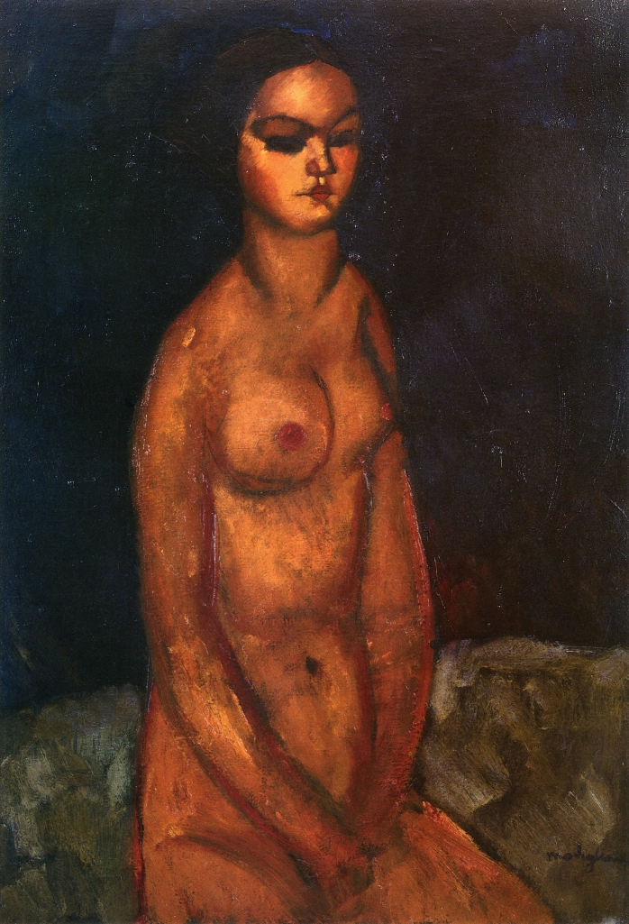 Seated nude (1908).