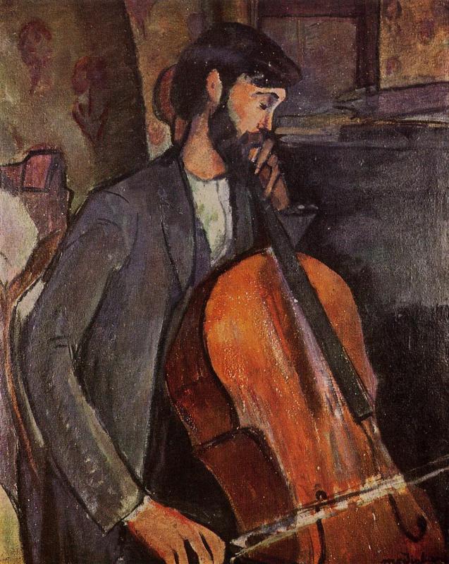 Study for The Cellist (1909).