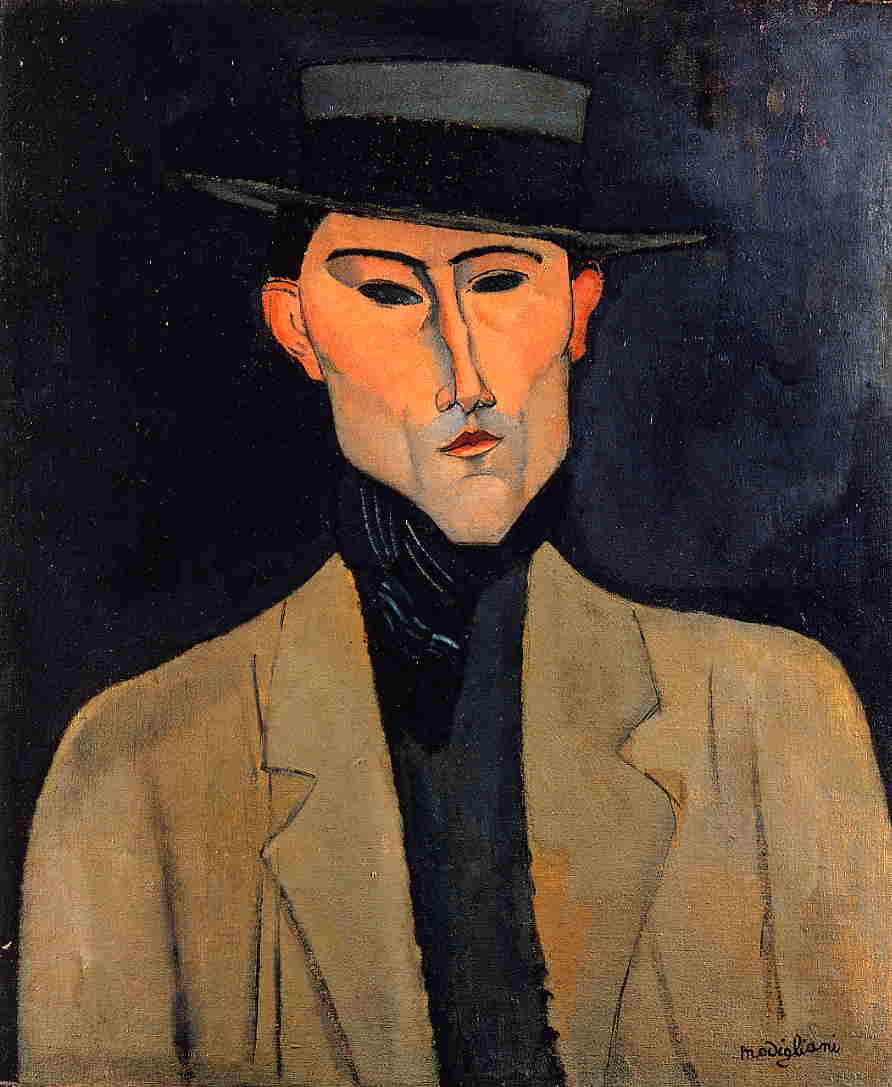 Portrait of a Man with Hat (Jose Pacheco ) (1915).