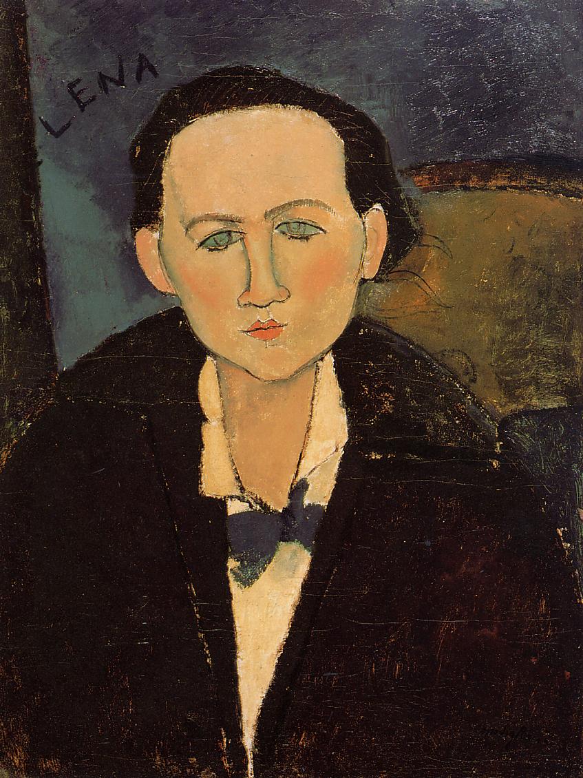 Portrait of Elena Pavlowski (1917).