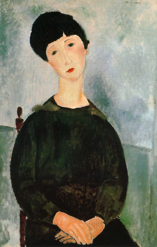 A young girl (1918).