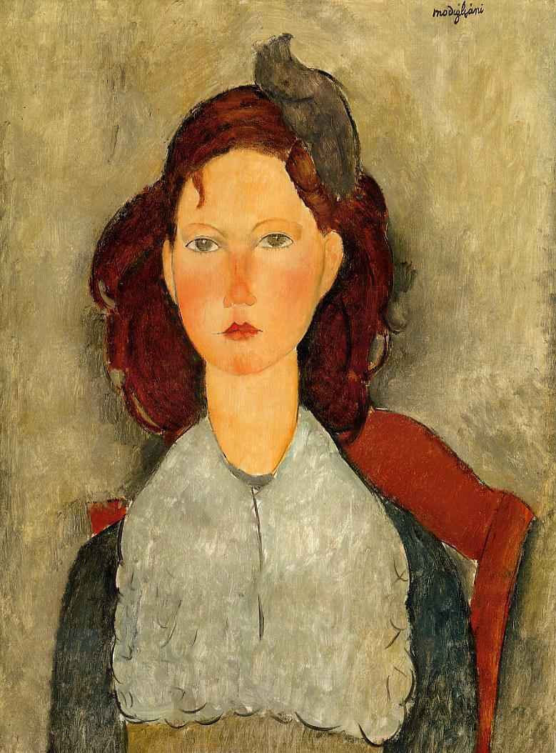 Young Girl Seated (1918).