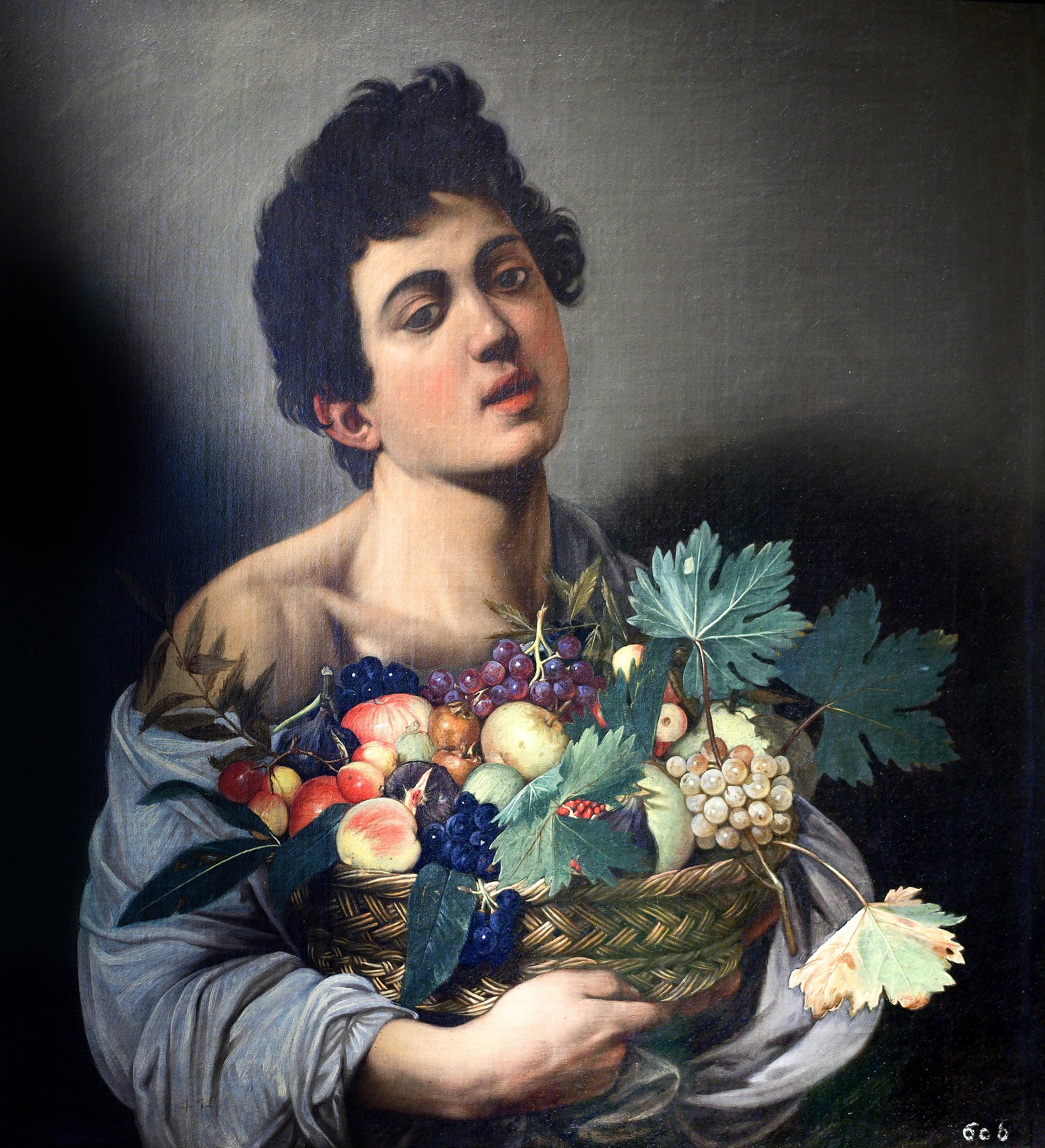Boy with a Basket of Fruit (1593).
