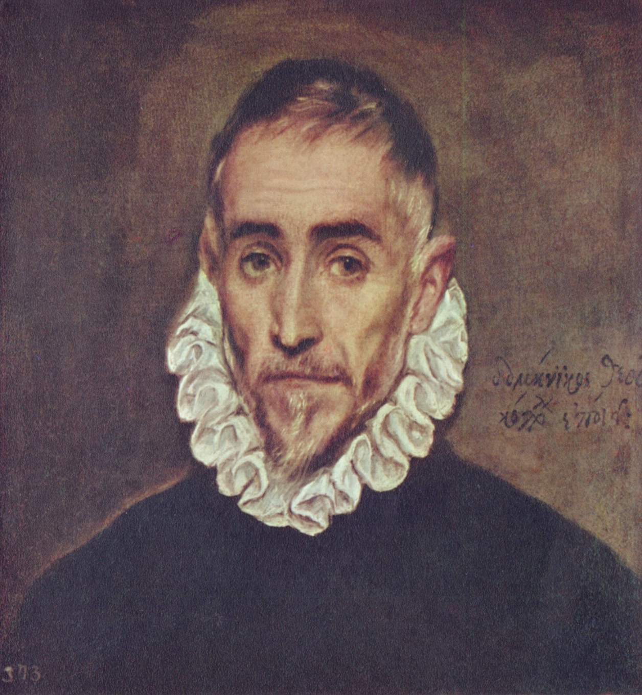 Portrait of an elder nobleman (1585).