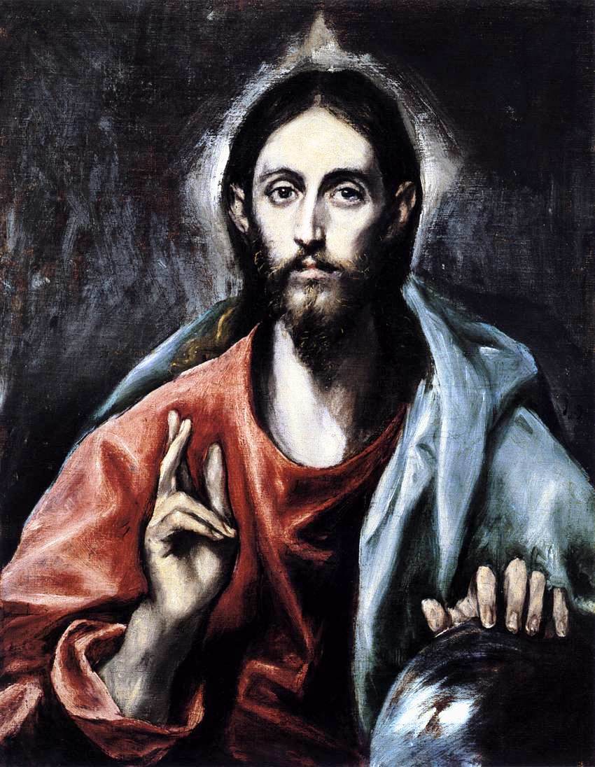 Christ blessing (The Saviour of the World) (1600).