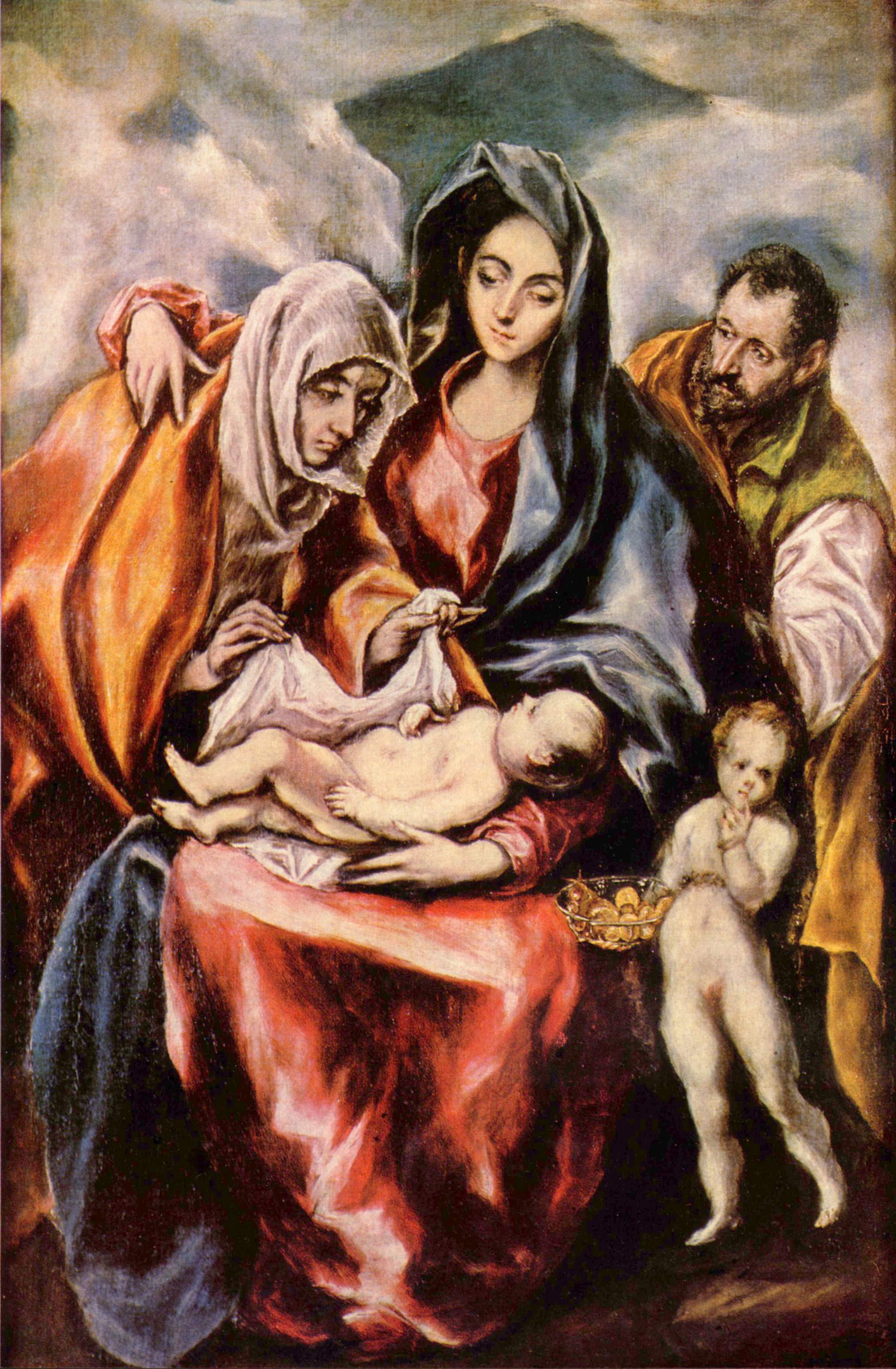 The Holy Family with St. Anne and the Young St. John the Baptist (1601).