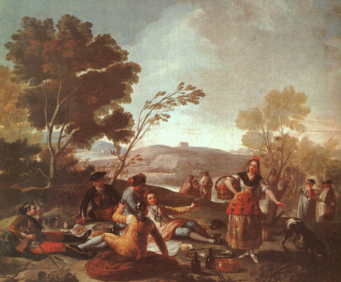 Picnic on the Banks of the Manzanares (1776).