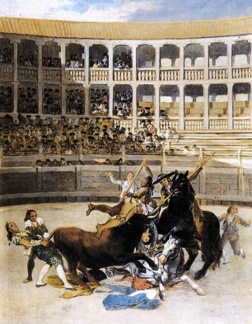 Picador Caught by the Bull (1793).