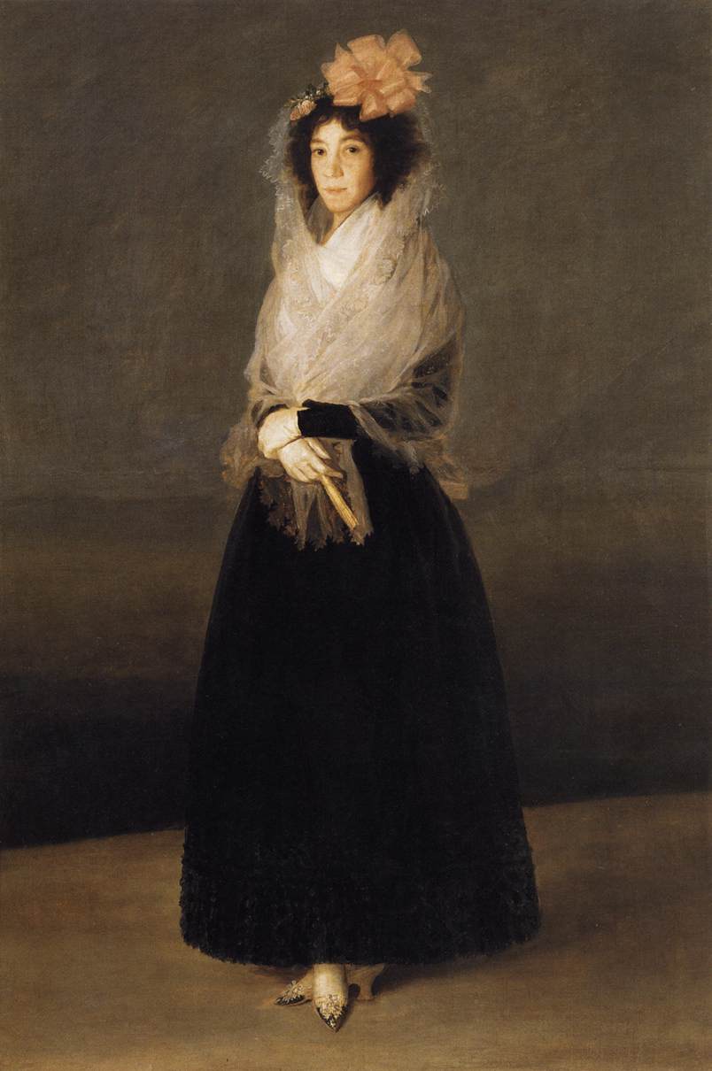 Portrait of the Countess of Carpio, Marquesa de la Solana (1793).