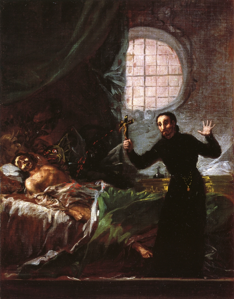 St. Francis Borgia Helping a Dying Impenitent (1795).