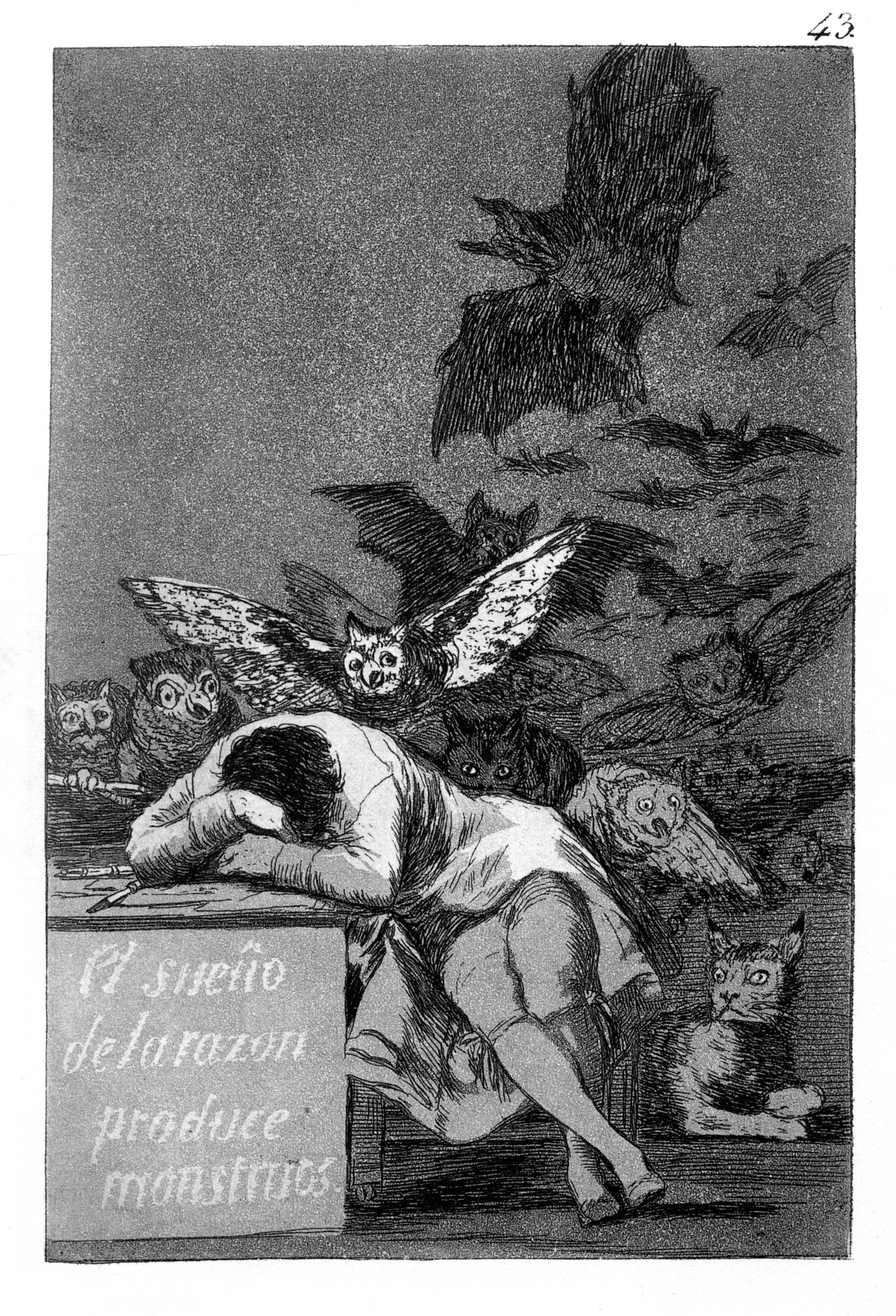 The sleep of reason produces monsters (1799).