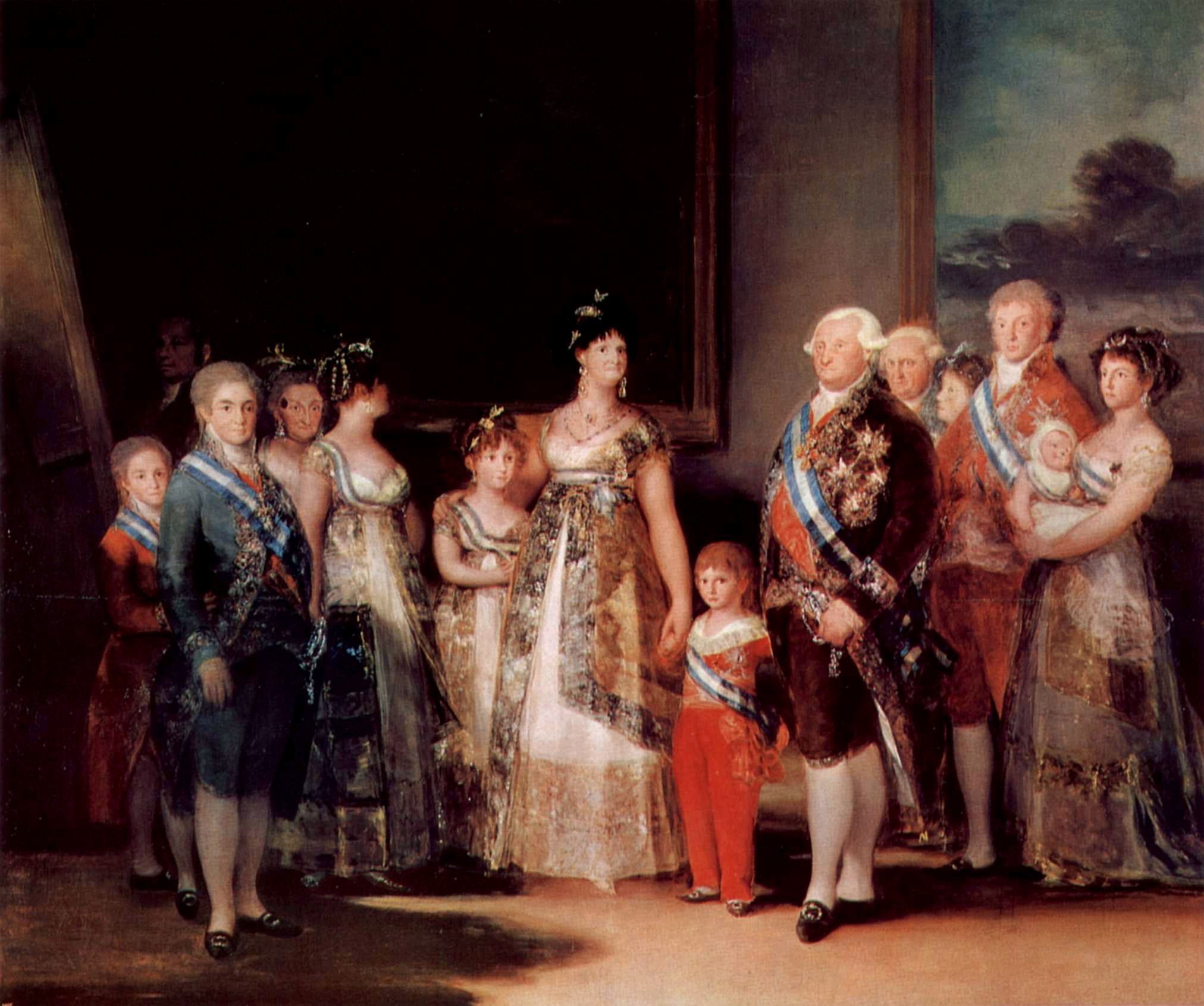 Charles IV of Spain and his family (1800).