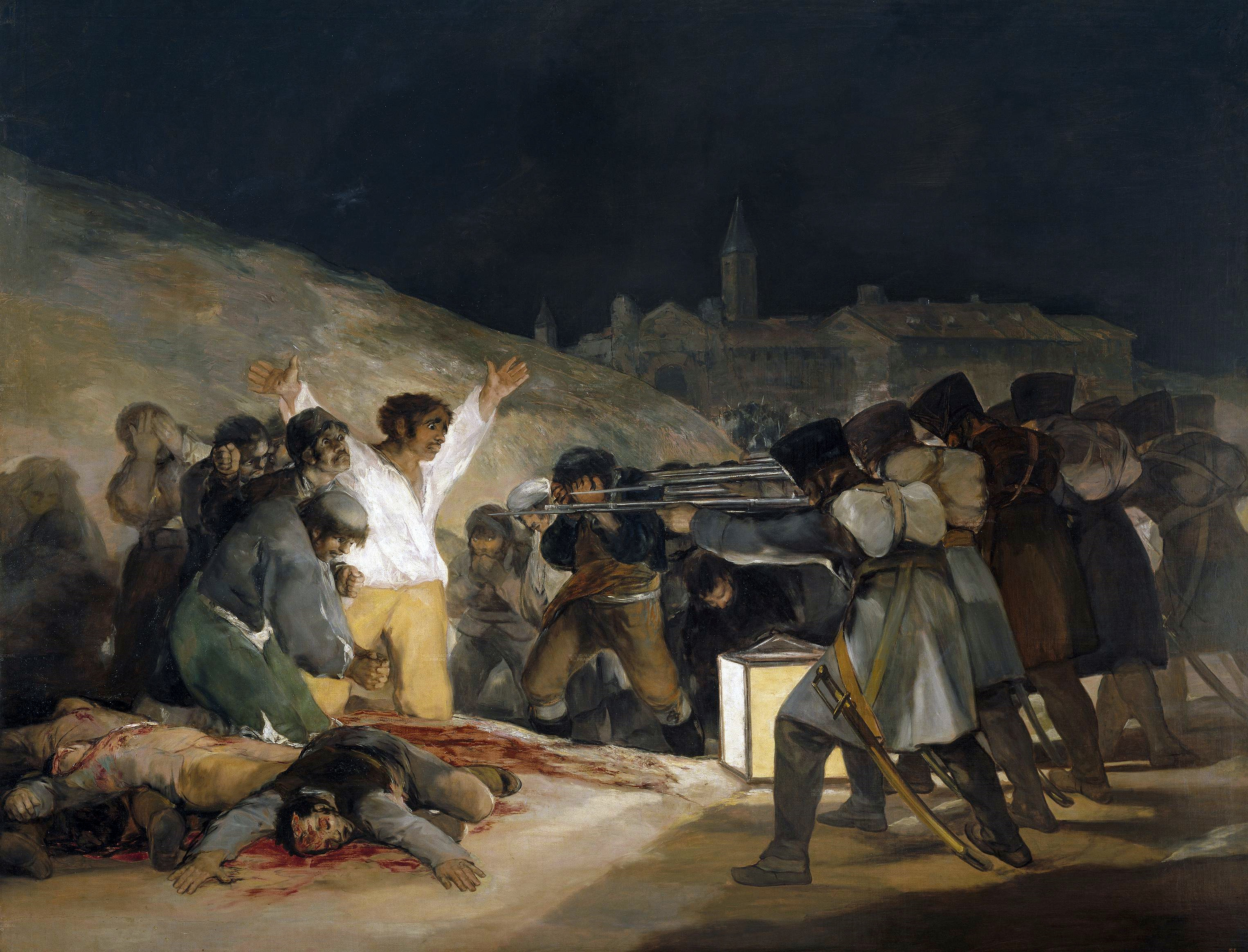 The Third of May 1808 (Execution of the Defenders of Madrid) (1814).