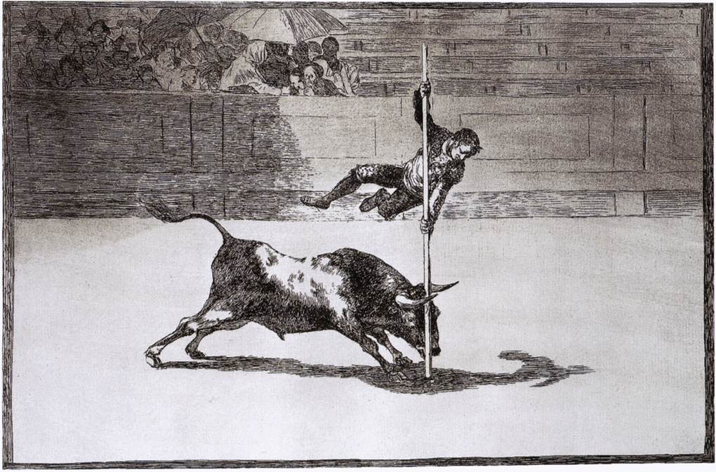 The Speed and Daring of Juanito Apiñani in the Ring of Madrid (1816).