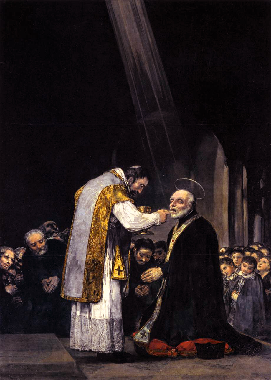 The Last Communion of St. Joseph Calasanz (1819).