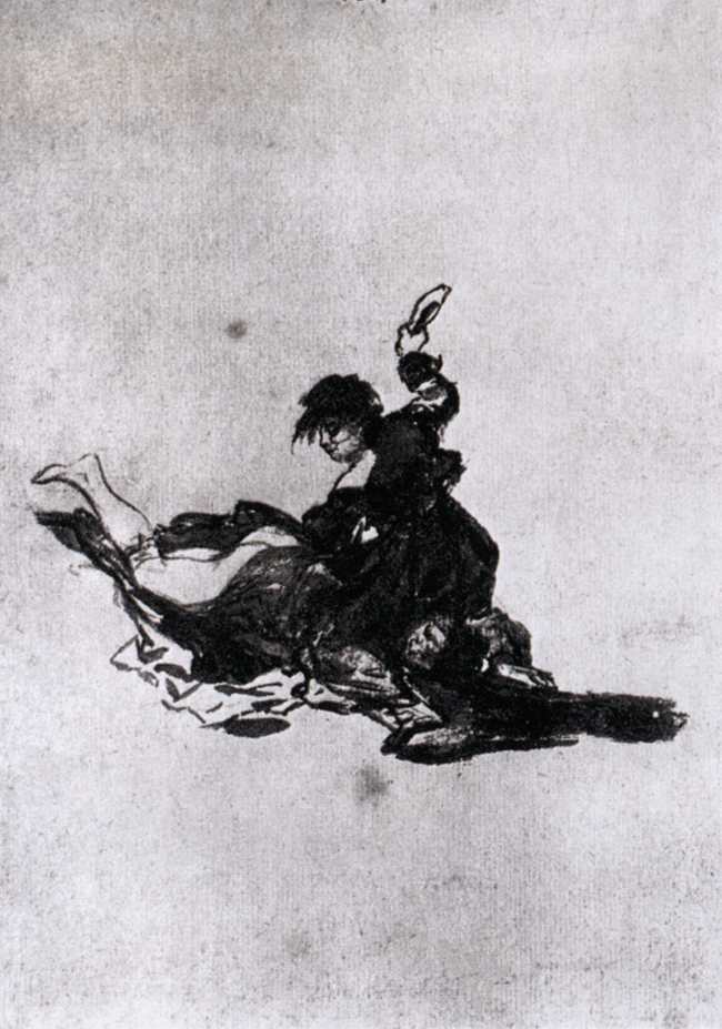 Woman Hitting Another Woman with a Shoe (1823).