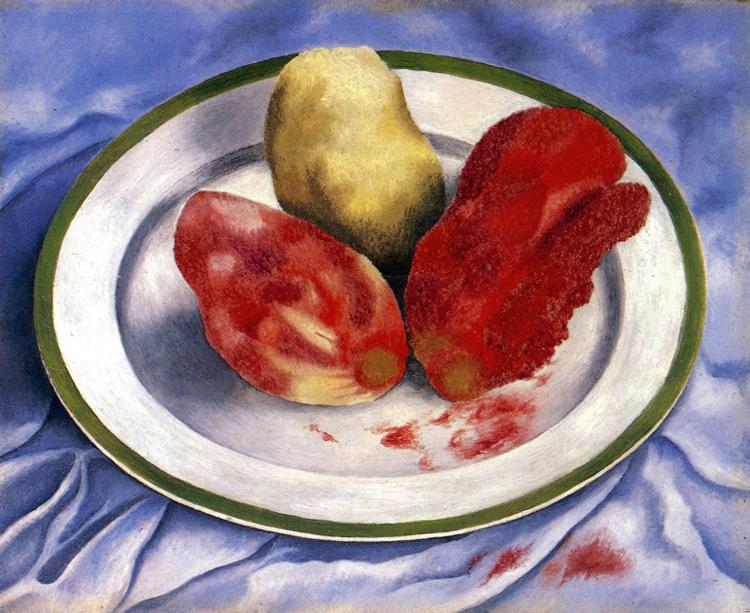 Tunas (Still Life with Prickly Pear Fruit) (1938).
