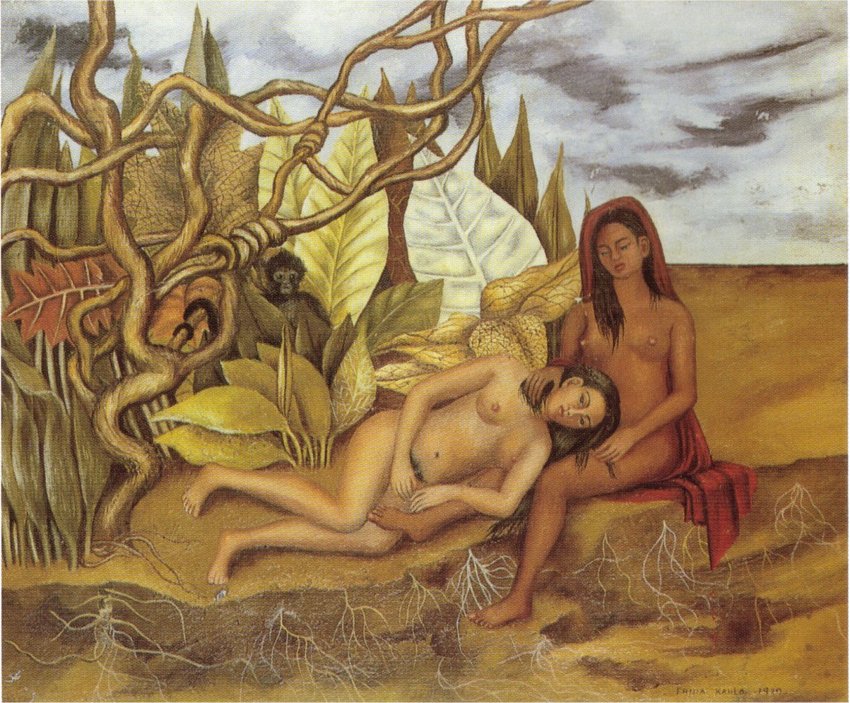 Two Nudes in the Forest (The Earth Itself) (1939).