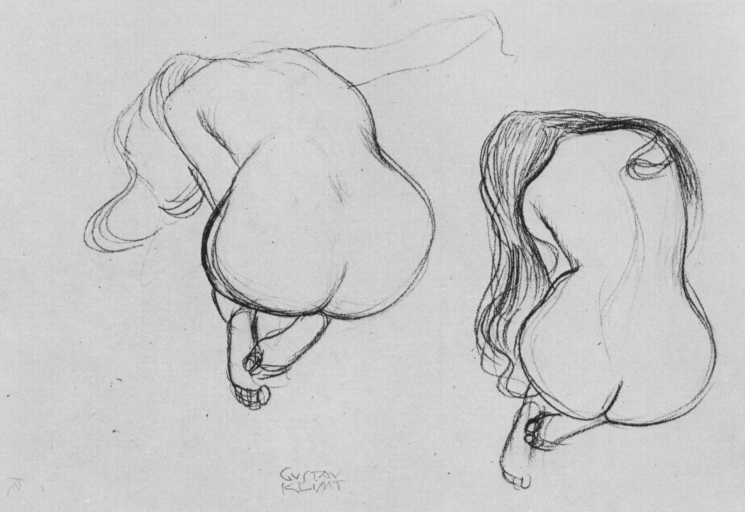Two Studies of Sitting Nudes (1902).