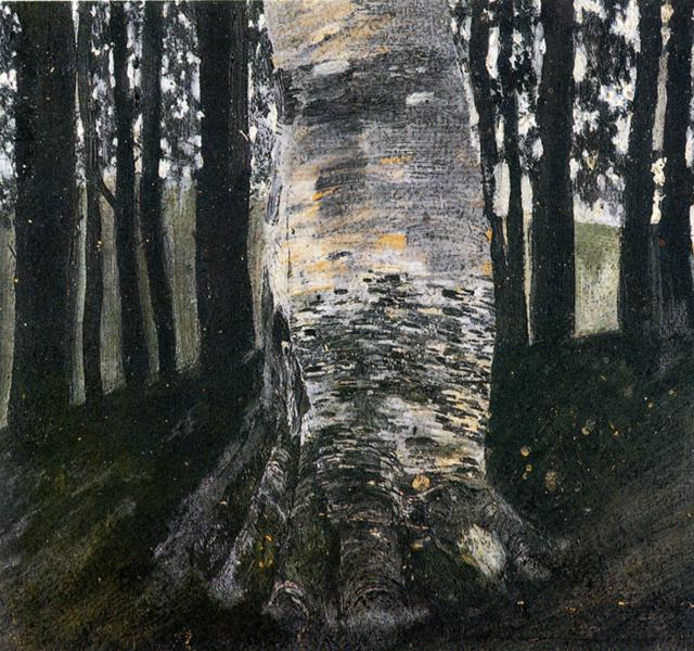 Birch in a Forest (1903).