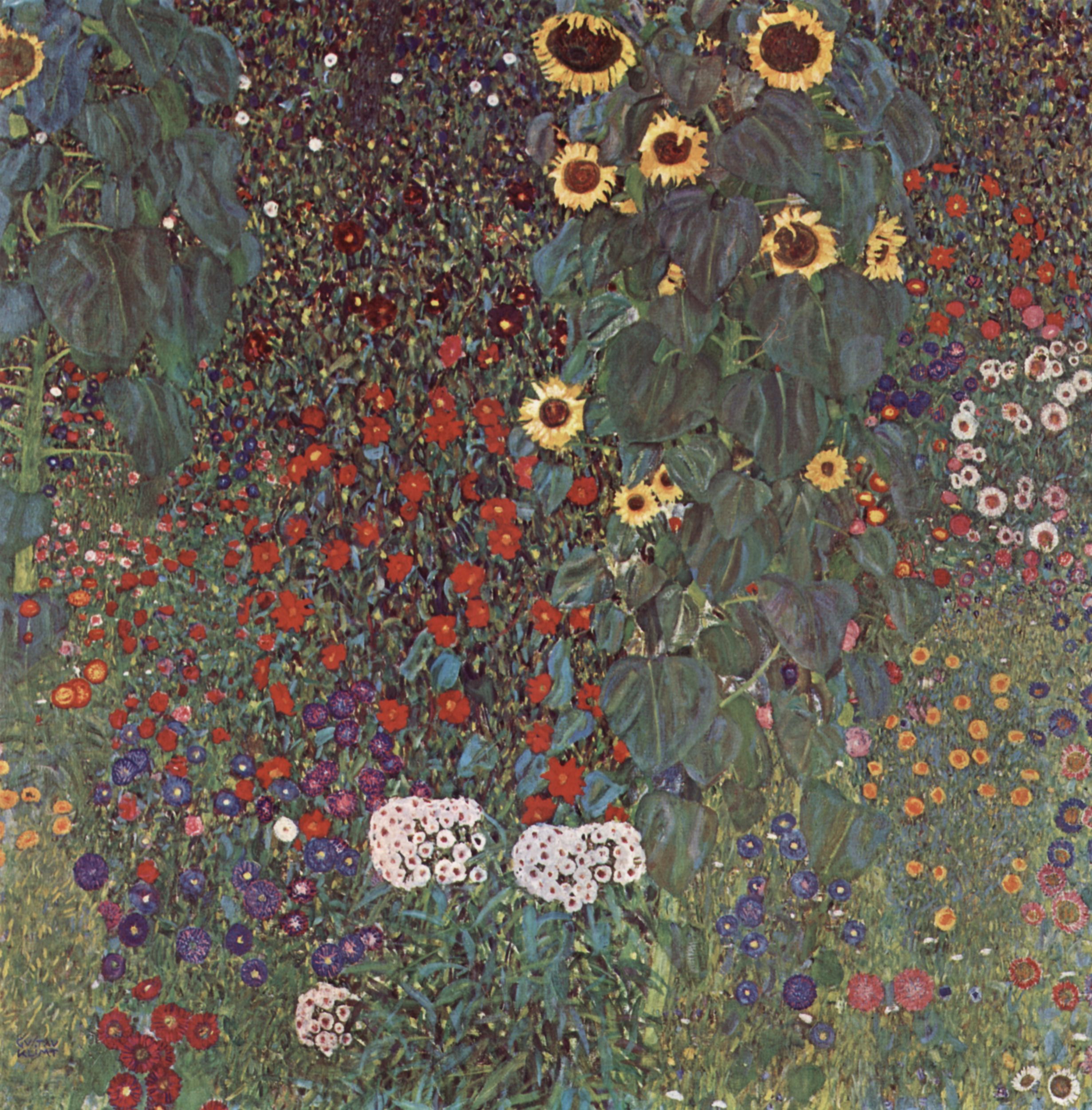 Country Garden with Sunflowers (1906).