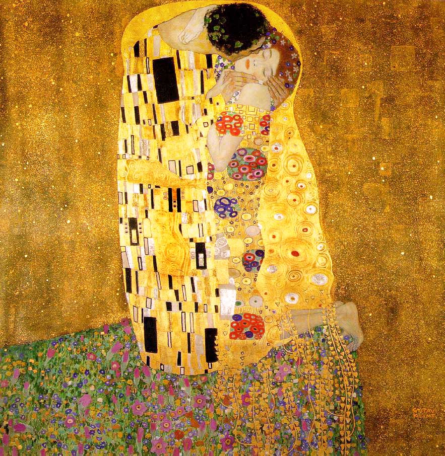 The Kiss (1908).
