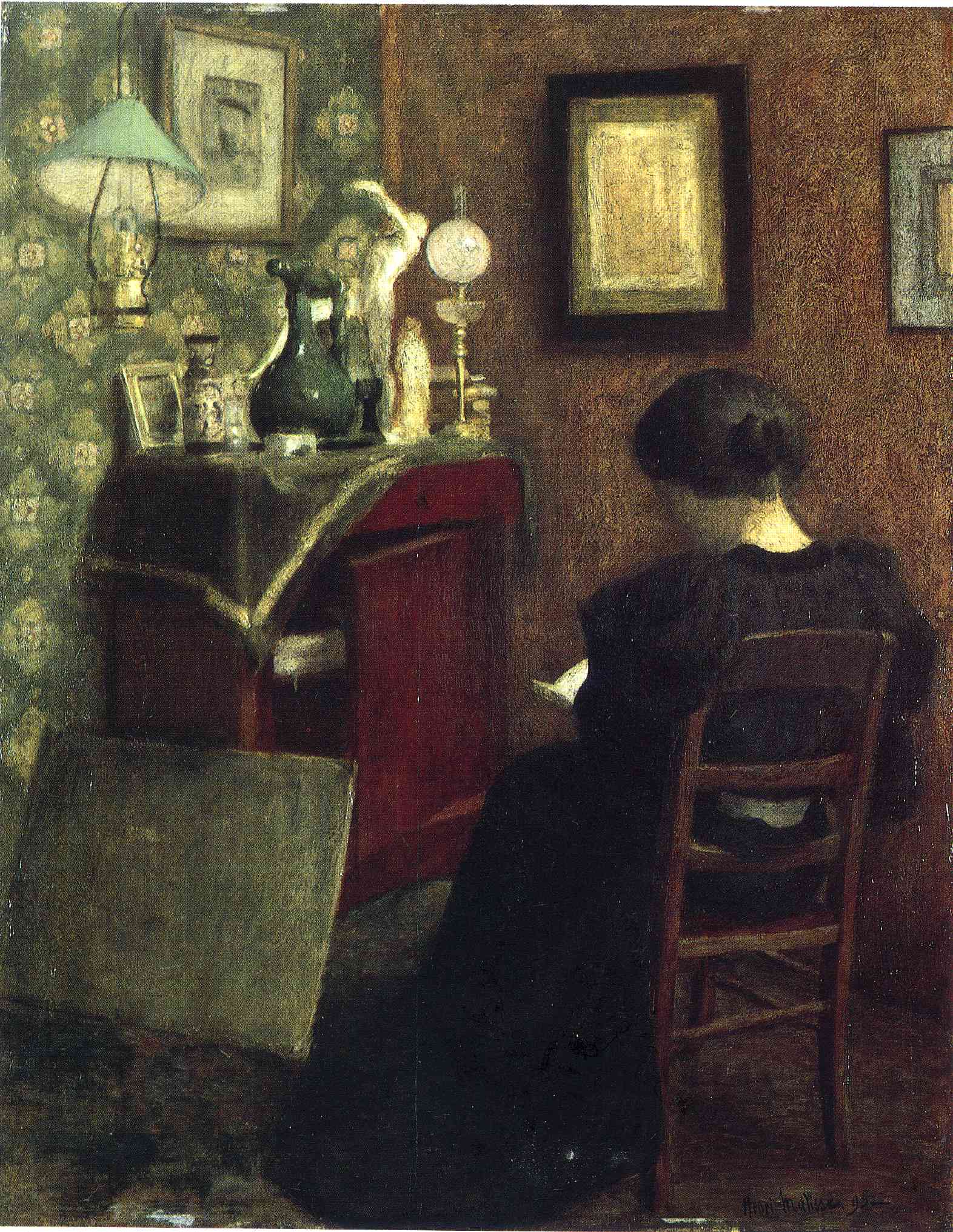 Woman Reading (1894).
