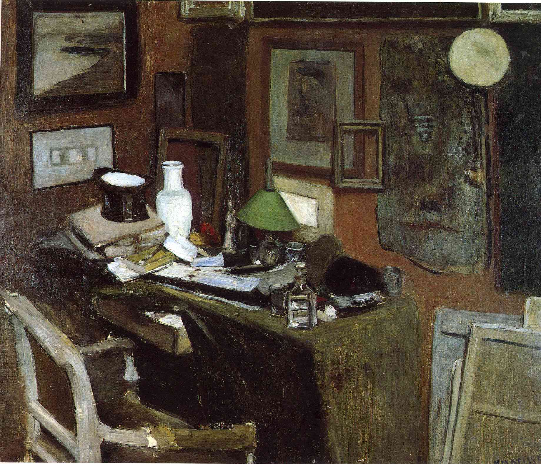 Interior with a top hat (1896).