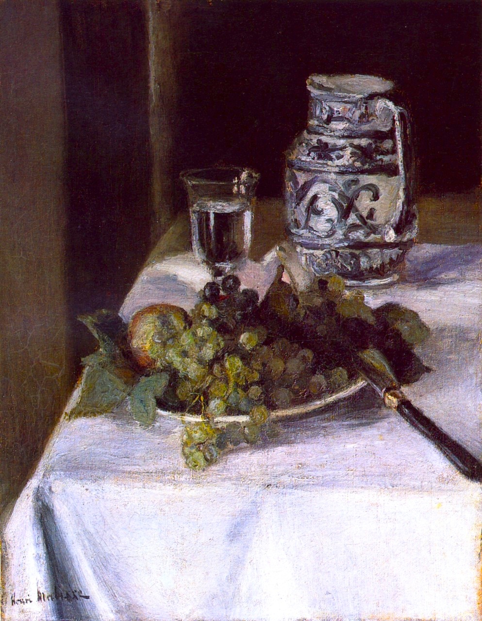 Still Life with Grapes (1896).