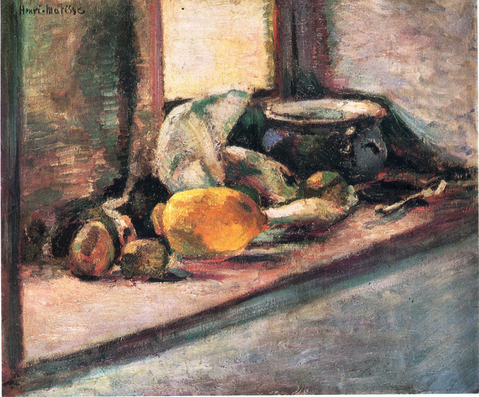 Blue Pot and Lemon (1897).