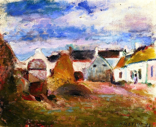 Farmyard in Brittany (1897).