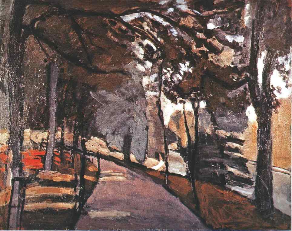 The path in the Bois de Boulogne (1902).