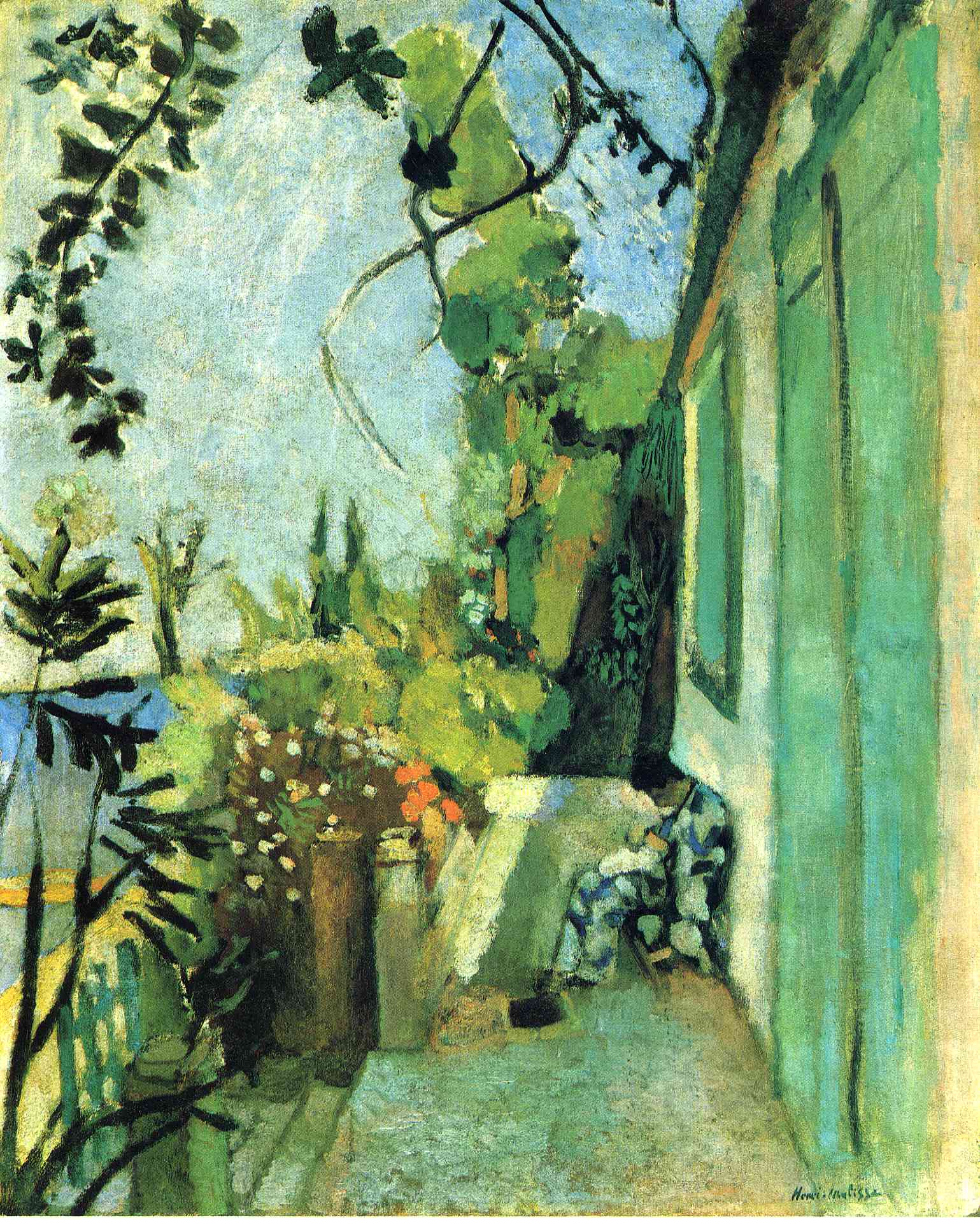 The Terrace, St. Tropez (1904).