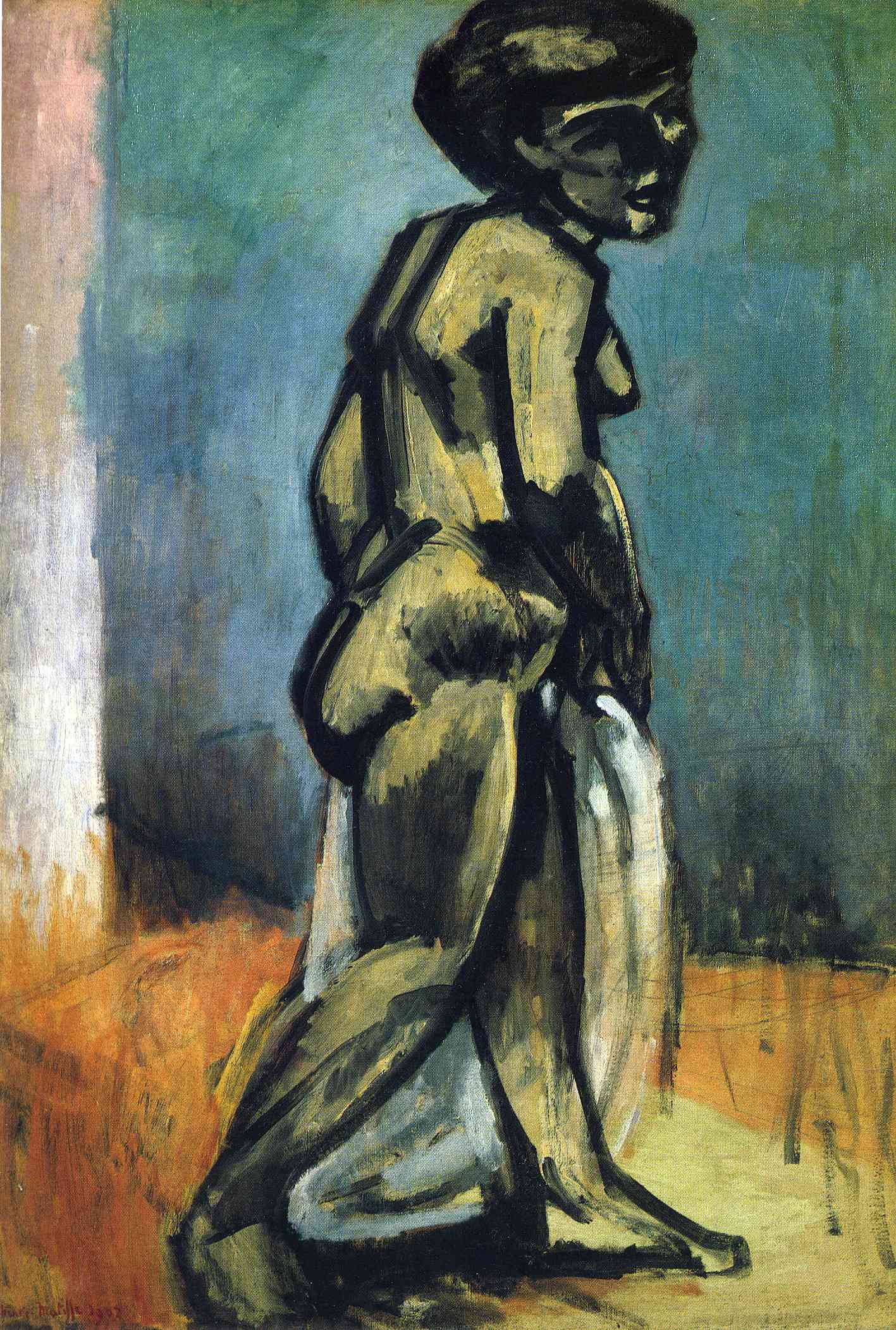 Standing Nude (Nude Study) (1907).