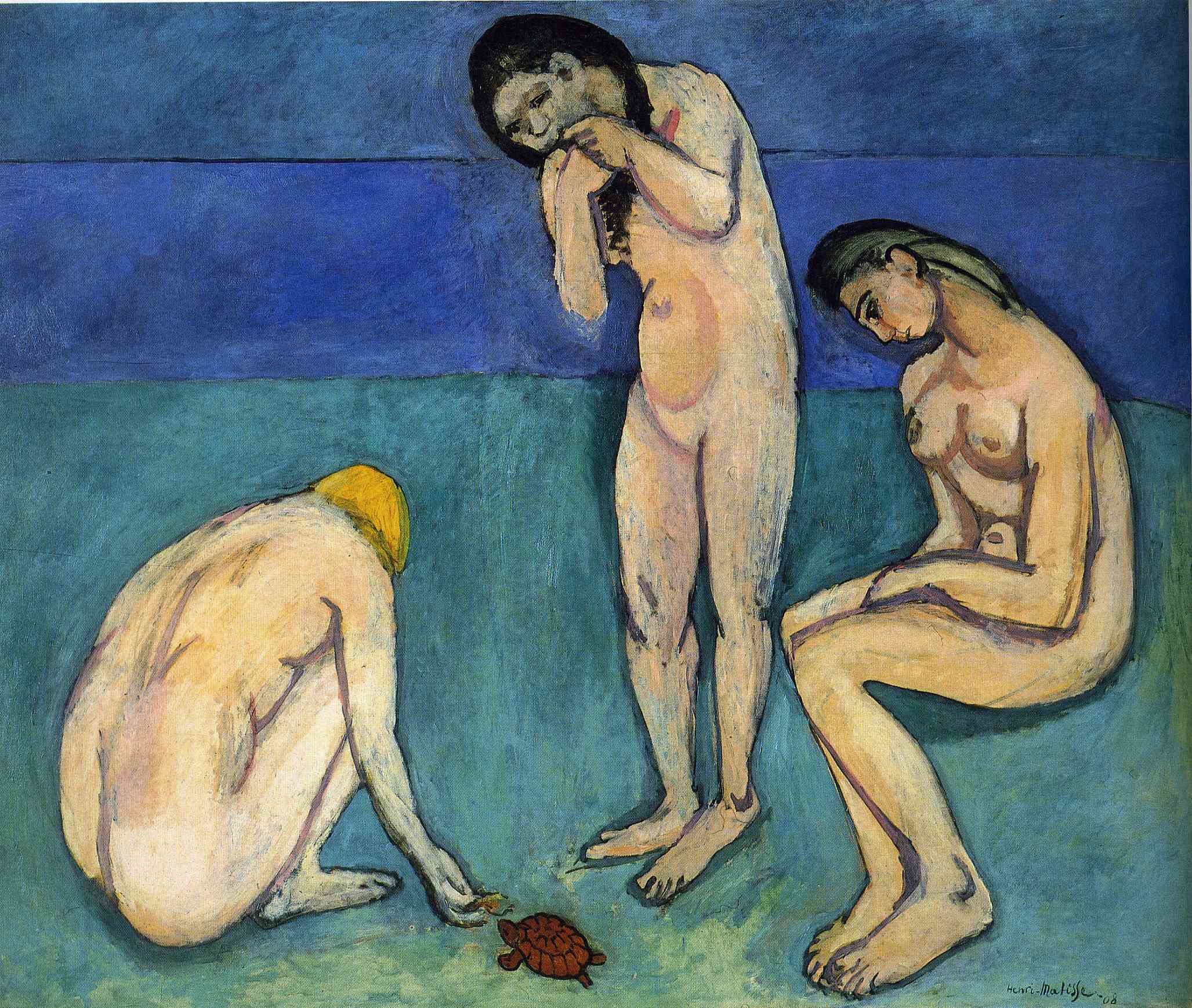 Bathers with a Turtle (1908).