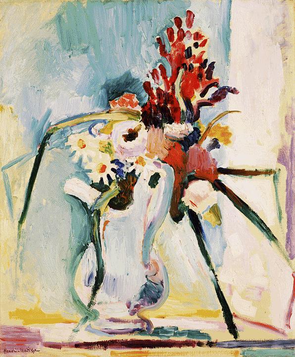 Flowers in a Pitcher (1908).
