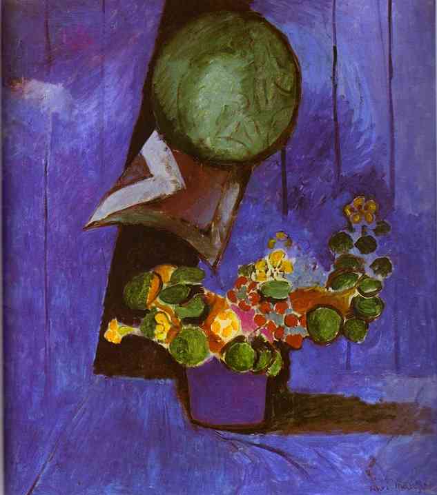Flowers and Ceramic Plate (1911).
