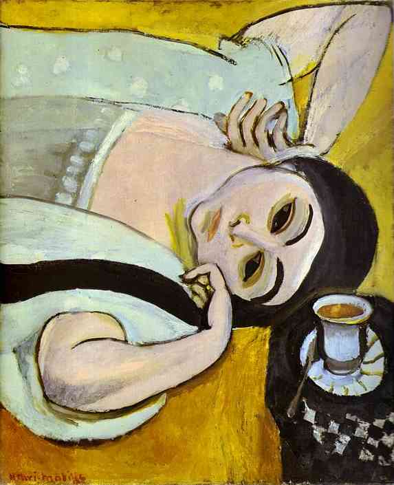Laurette's Head with a Coffee Cup (1917).