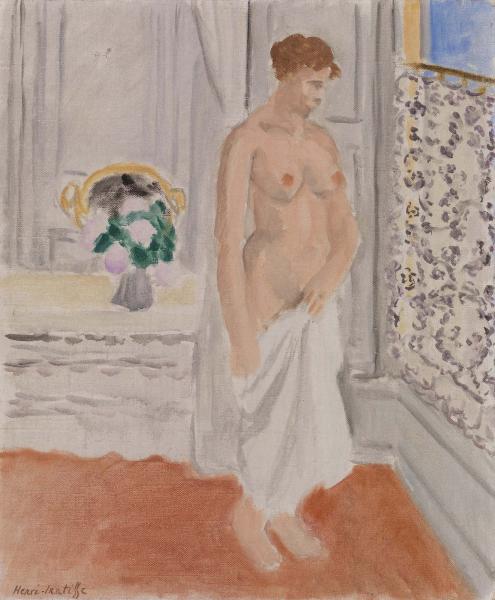Standing Nude near Window (1919).