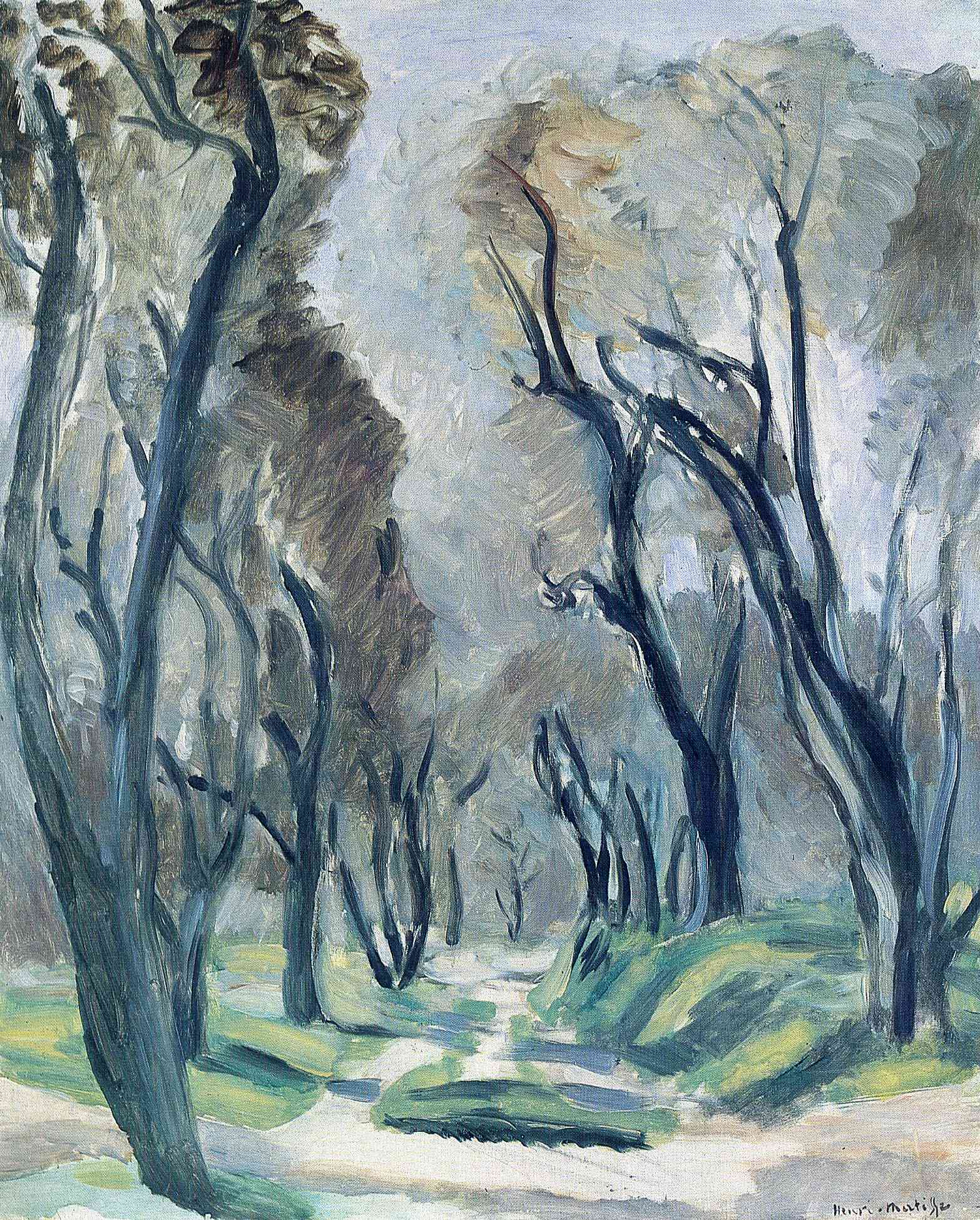 Avenue of Olive Trees (1920).