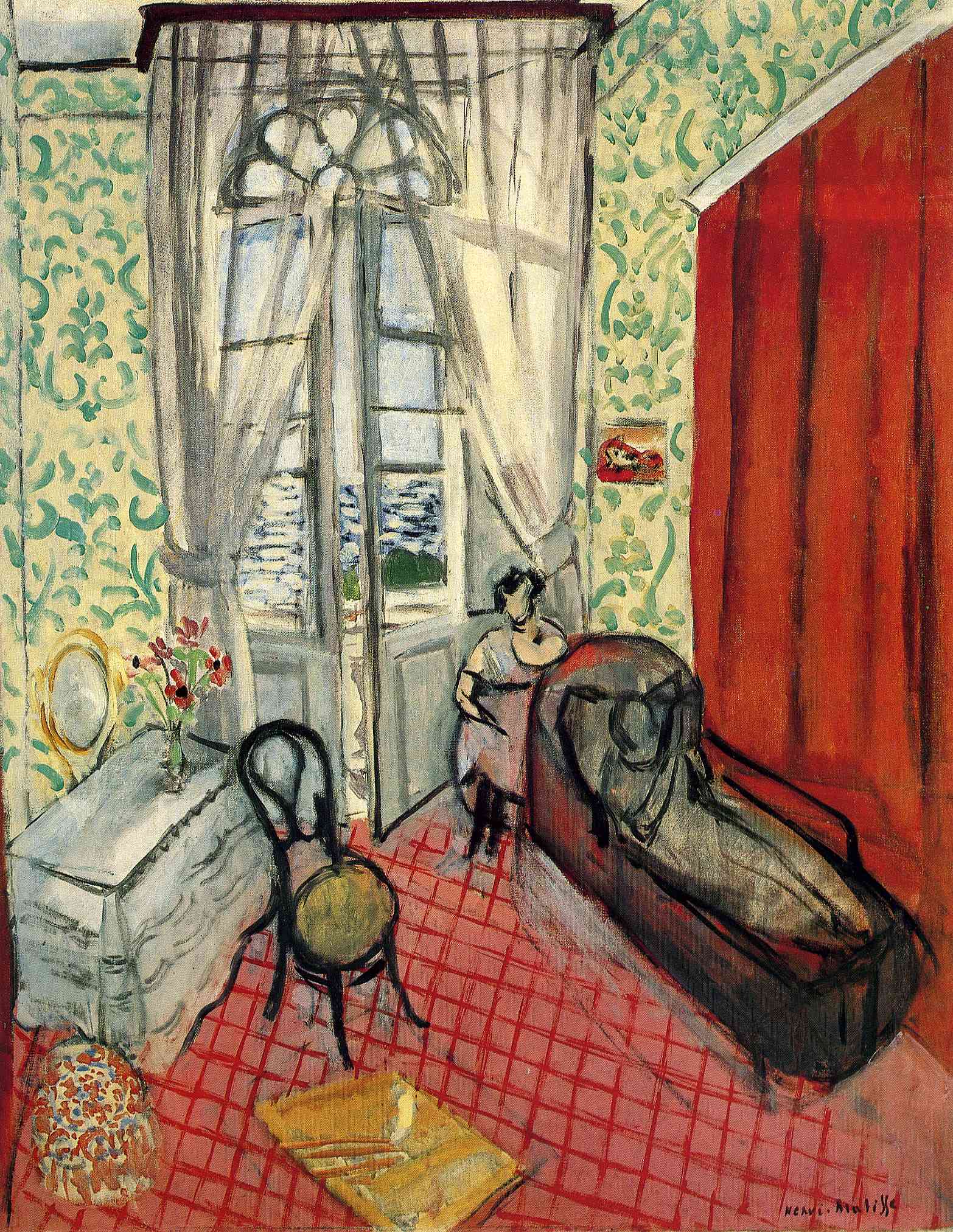 Two Women in an Interior (1921).