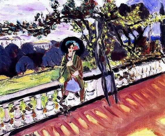 On the Terrace Parc Liserb (1921).