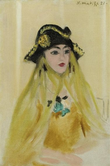 Venetian Woman En Buste (1921).
