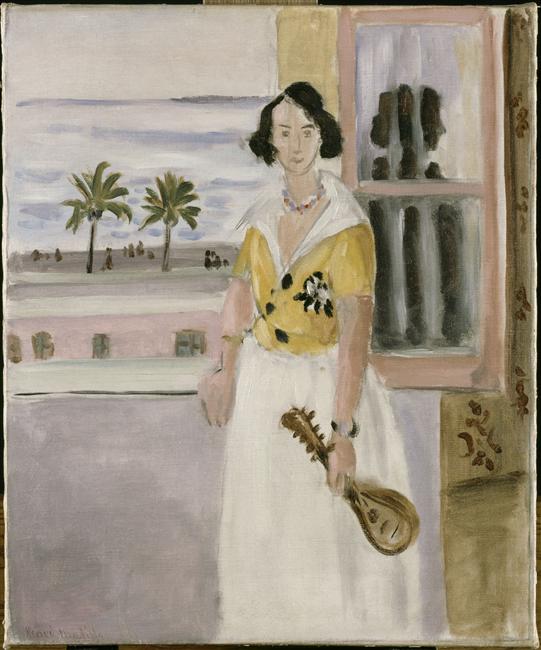 Woman with mandolin (1922).