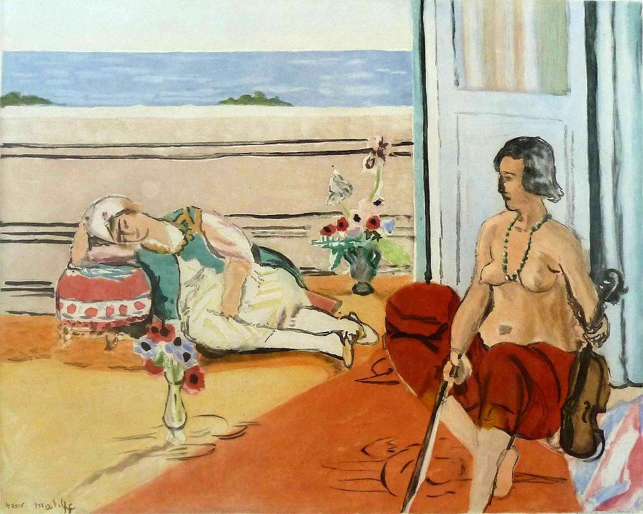 Odalisque on the Terrace (1922).